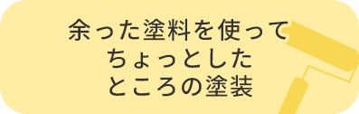 余った塗料を使ってちょっとしたところの塗装